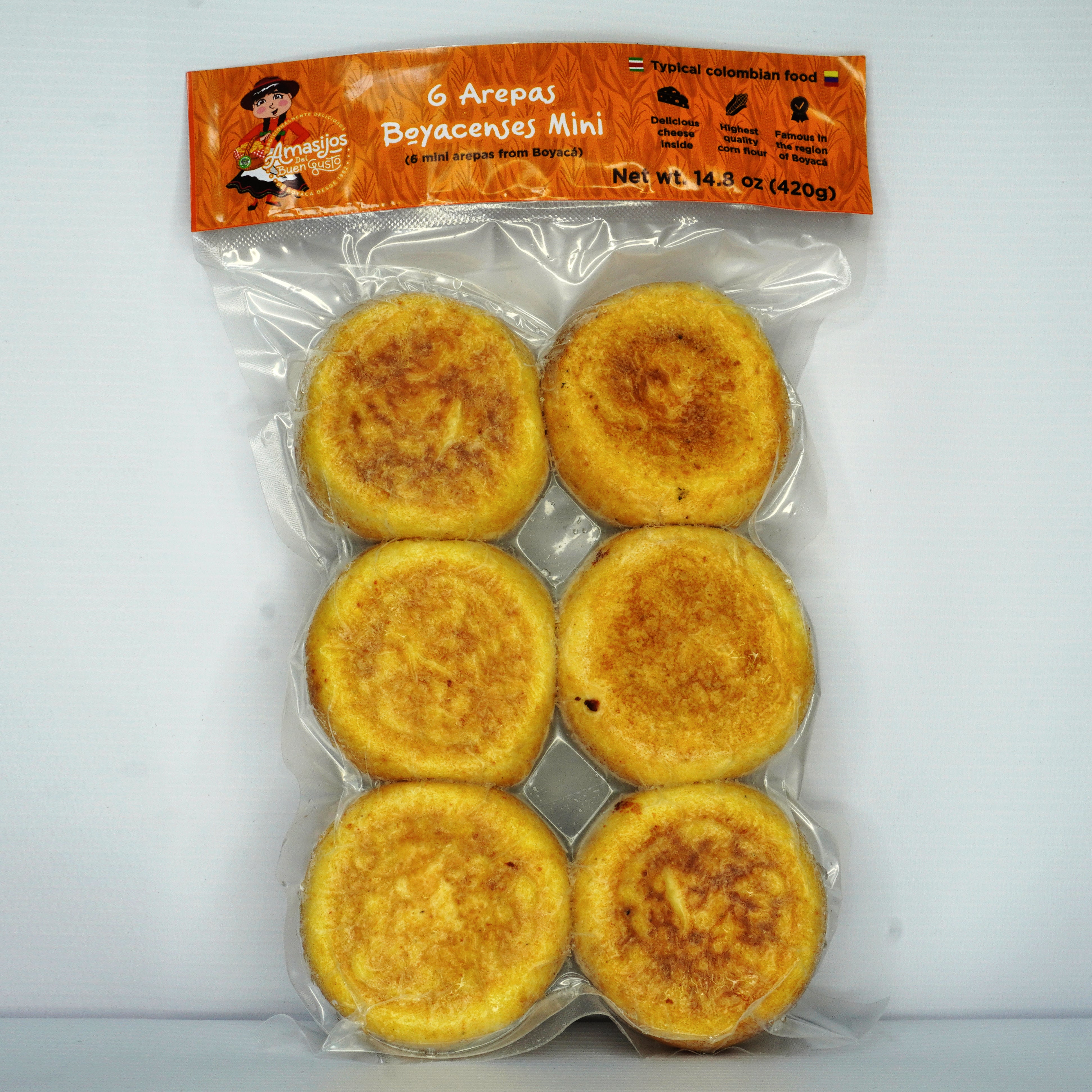 Arepas Sample Mini Arepa Mini - Packet of 6 – Amasijos del Buen Gusto USA